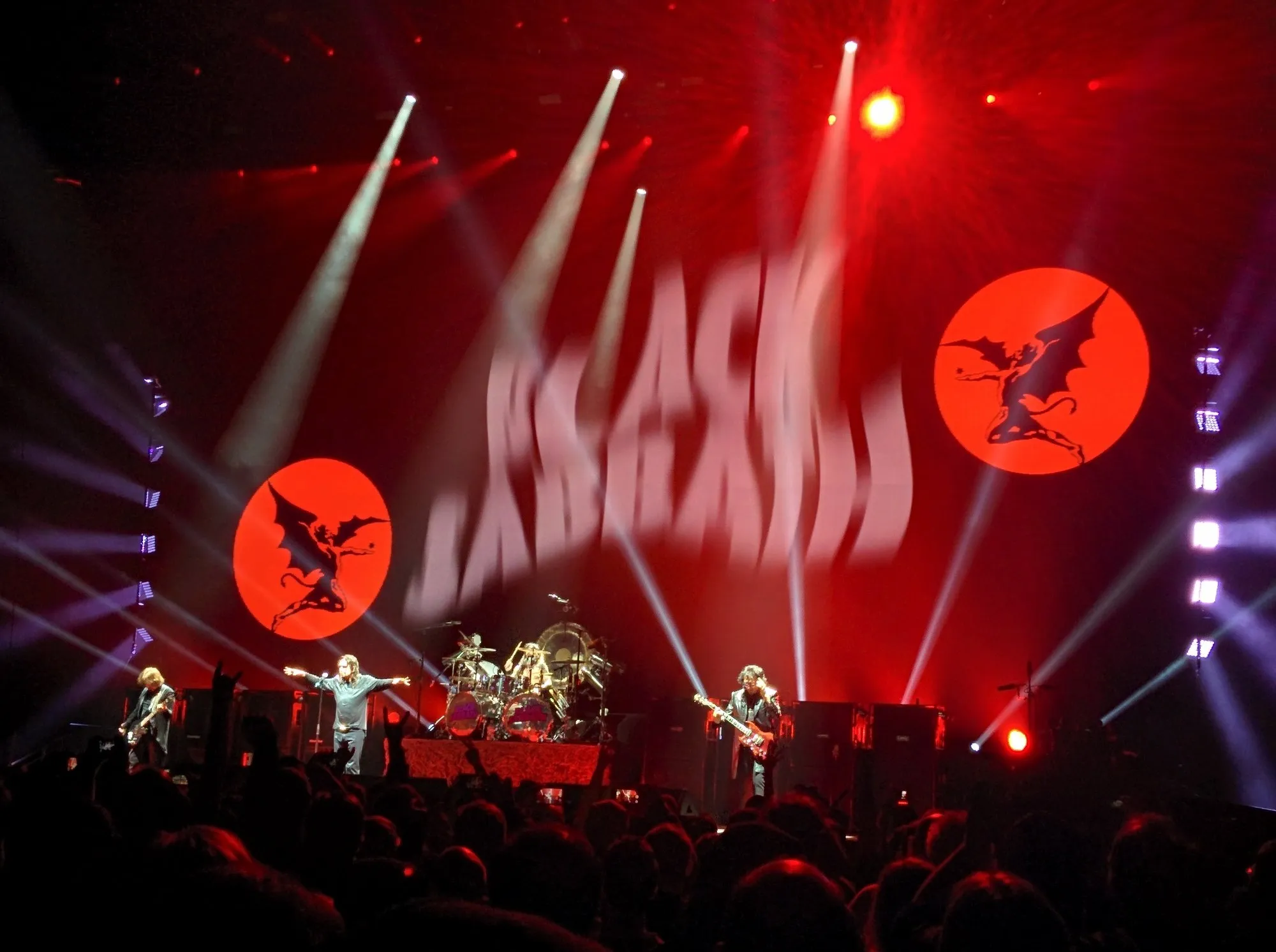 Black Sabbath na koncercie w Nowym Jorku w 2014 roku