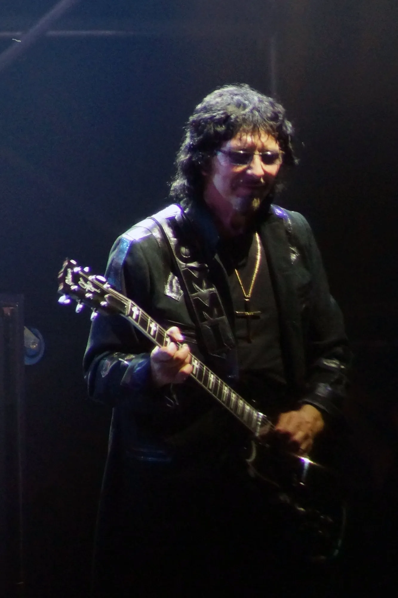 Tony Iommi na festiwalu Lollapalooza w 2012 roku